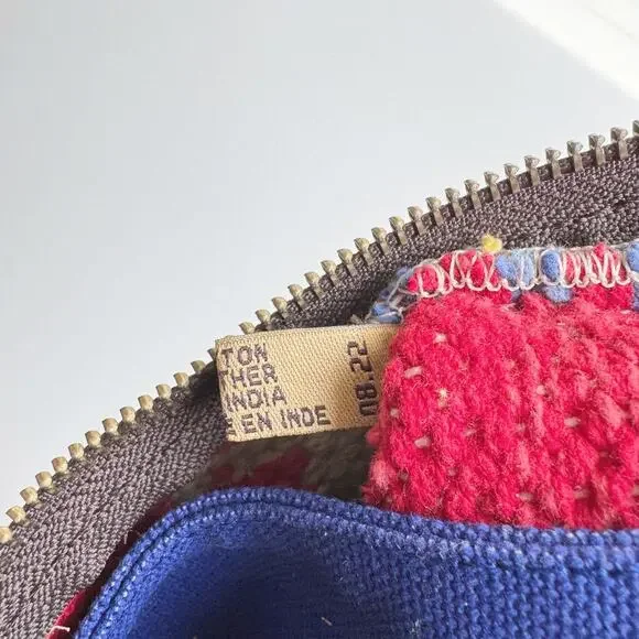 Patricia Nash Hand Loomed Multi Stripe Ballari Wristlet - Picture 7 of 7